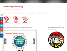 Tablet Screenshot of communitypublishing.org